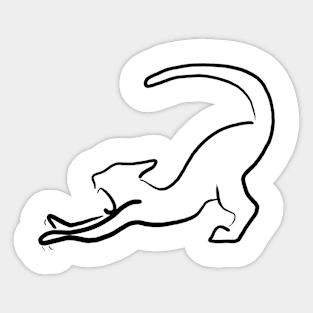 Cat Pose Sticker